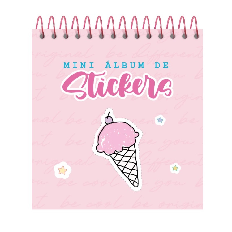 Album de Stickers RY Mini 10 Hojas Espiralado Art.1095